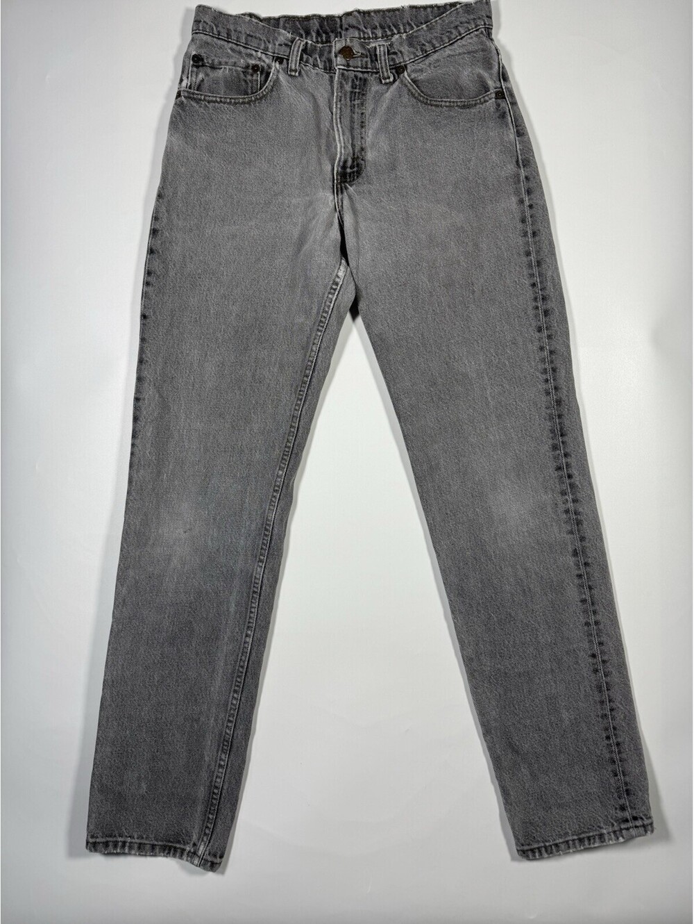 Vintage Levi’s 501 Jeans 32x34 USA Gray Black Zip Fly Actual 30x31
